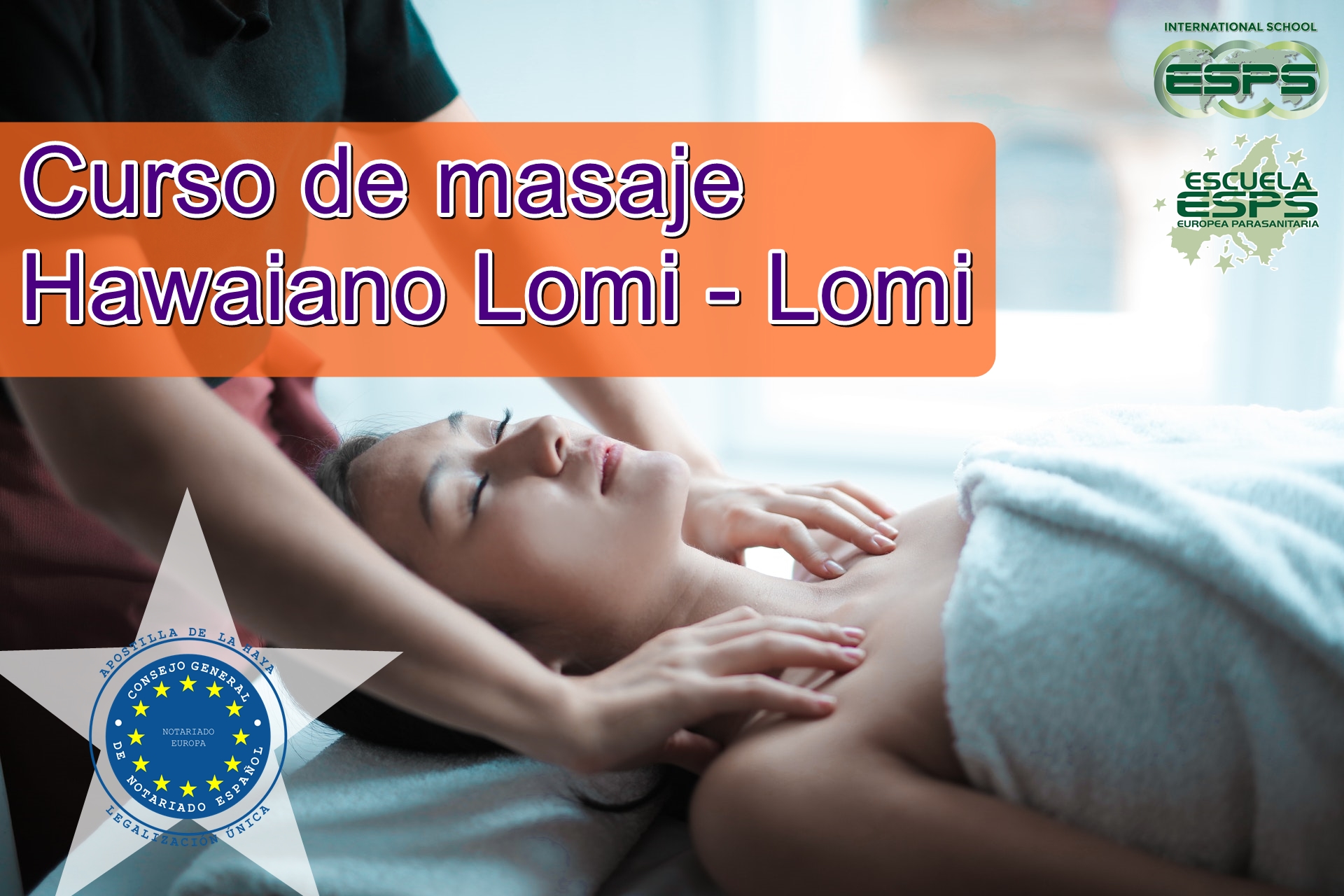 curso de masaje hawaiano lomi lomi esps en Lugo